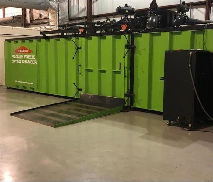 SERVPRO document drying chamber